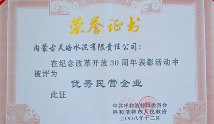 优秀民营企业